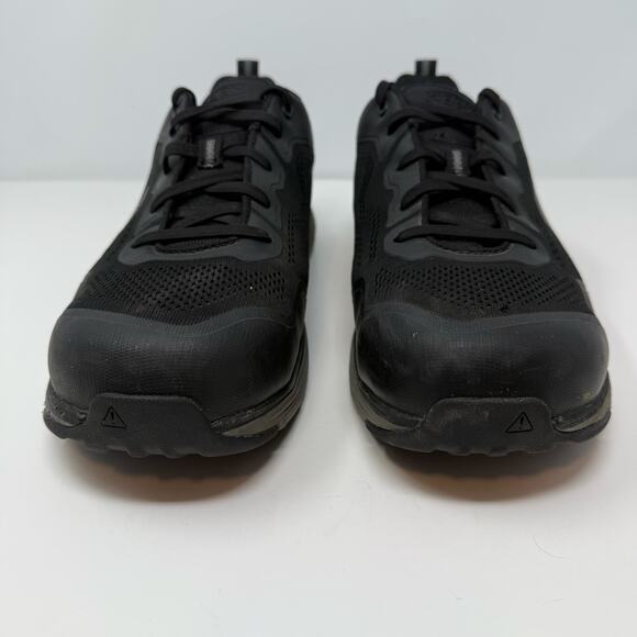 Keen Utility Shoes Men's 12D Black Composite Toe Work Shoes Rugged Comfort - Picture 13 of 14